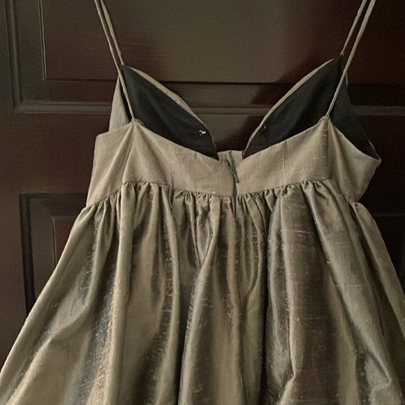 Anthropologie BHLDN Watters bow pixie silk mini dress - Picture 7 of 13